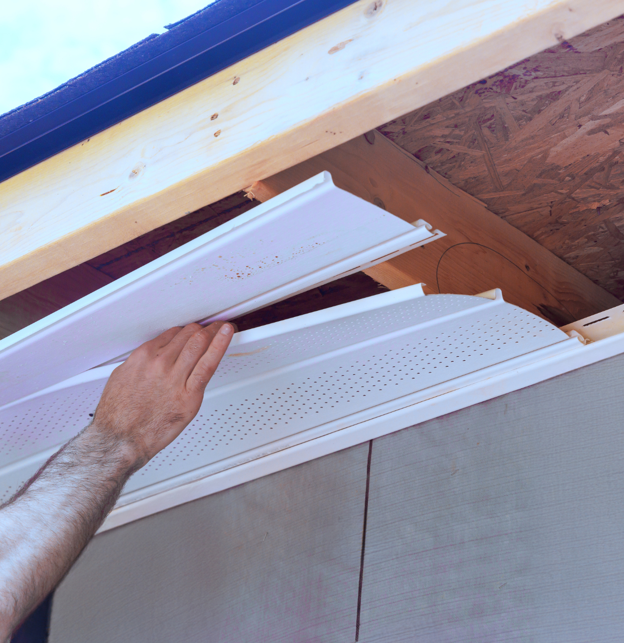 Vinyl Soffit Installation